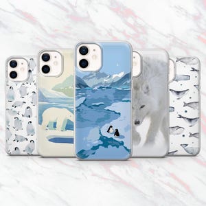 Arctic Phone Case Polar Snow Bear Cover for iPhone 16, 15, 14, 13, 12, 11 Samsung S25, S24, S23 Pixel 9Pro XL, 8A, 8Pro, 7A