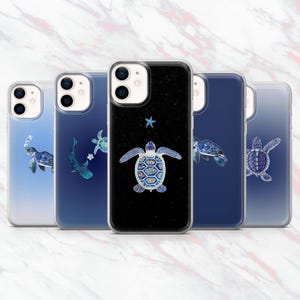 Sea Turtle Phone Case Ocean Life Turtle for iPhone 16, 15, 14, 13, 12, 11 Samsung S25, S24, S23, A56 Pixel 9A, 9Pro XL, 8A, 8Pro, 7A