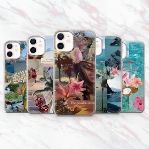 Ocean Phone Case Sea Tropical Beach Cover for iPhone 16, 15, 14, 13, 12, 11 Samsung S25, S24, S23 Pixel 9Pro XL, 8A, 8Pro, 7A