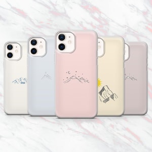 Funda de teléfono de montaña para senderismo al aire libre para iPhone 17, 16, 15, 14, 13, 12, 11, Samsung S25, S24, S23, Pixel 10Pro XL, 9A, 8A, 8Pro, 7A