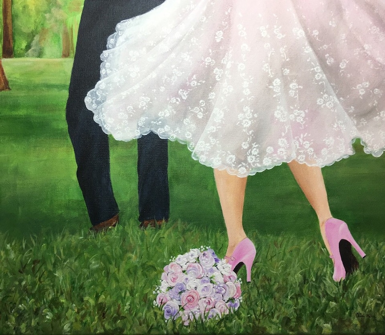 Live Wedding Painting, Live Painter, Wedding Artist image 10