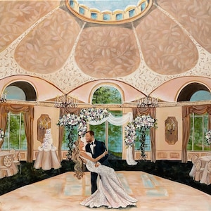 Live Wedding Painter, Event Painting, Live Wedding Painting