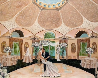 Live Wedding Painter, Event Painting, Live Wedding Painting