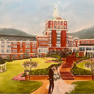 Live Wedding Painting, Live Painter, Wedding Artist image 1