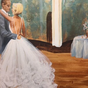 Live Wedding Painting by wedding artist Cheri Miller image 7