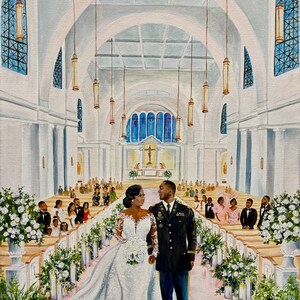Live Wedding Painting, Live Wedding Painter,Unique Wedding Ideas,Nashville Wedding,Wedding Artist,Live Event Art,Wedding Gift,EventPainter