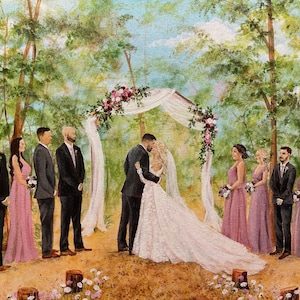 Live Wedding Painting, Live wedding Painter