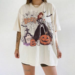 Retro Disney Halloween Skeleton All Characters Shirt, Mickey's Not So Scary Halloween Party Tee Shirt, Disney Halloween Family 2026 Shirts image 5