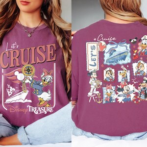 Personalized 2026 Disney Cruise Line Shirts, Mickey And Friends Family Cruise Trip Tee, Let's Cruise, Disney Wish Dream Magic Wonder Fantasy image 12