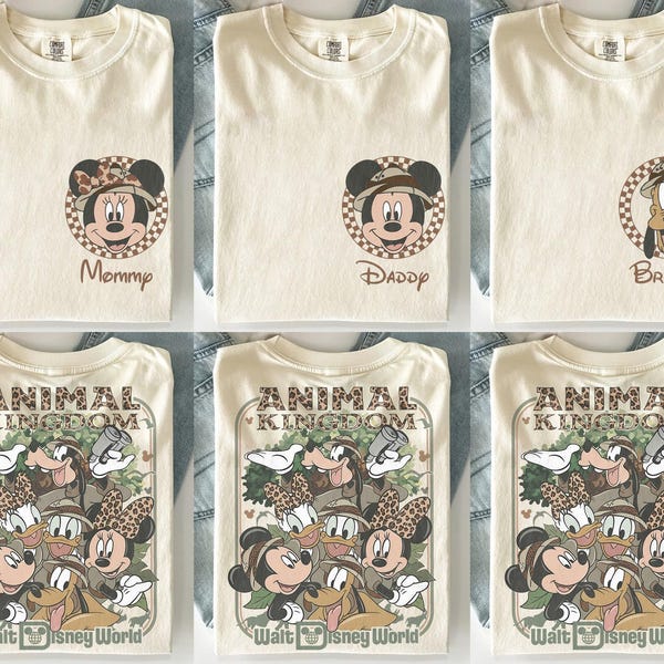Custom Disney Animal Kingdom Safari Mode Shirt, Custom Mickey and Friends Shirt, Walt Disney World Family Trip, Let's Get Wild Shirt