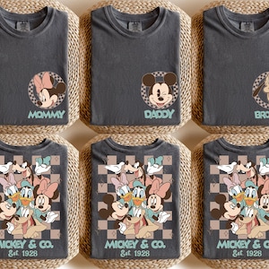 Custom Disney Mickey and Friends Shirts, Disney Family Trip Shirts, Disney Trip 2026 Shirt, Disney Vacation Shirt, Disney Group Shirts image 1