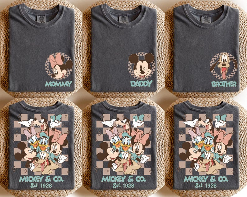 Custom Disney Mickey and Friends Shirts, Disney Family Trip Shirts, Disney Trip 2026 Shirt, Disney Vacation Shirt, Disney Group Shirts image 1