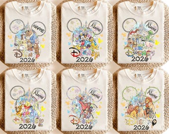 Custom Disney Trip 2026 Shirt, Disney Movie Family Shirts, Mickey And Friesnds Shirt, Disney Family Matching Shirt, Magical Castle Shirt