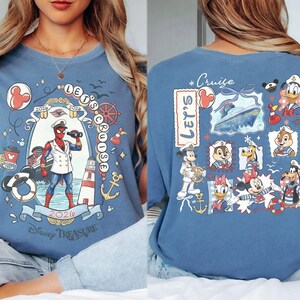 Custom 2026 Disney Cruise Matching Family Shirts, Mickey & Friends Family Cruise Shirt, Let's Cruise, Disney Wish Dream Magic Wonder Fantasy image 3
