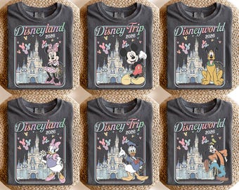 Custom Disney Trip 2026 Family Shirts, Family Vacation 2026 Shirt, Disney Castle Trip 2026 Shirt, Disney Trip 2026 Shirt, Custom Name Shirt