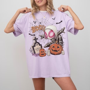 Retro Disney Halloween Skeleton All Characters Shirt, Mickey's Not So Scary Halloween Party Tee Shirt, Disney Halloween Family 2026 Shirts image 8
