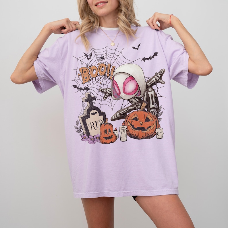 Retro Disney Halloween Skeleton All Characters Shirt, Mickey's Not So Scary Halloween Party Tee Shirt, Disney Halloween Family 2026 Shirts image 8