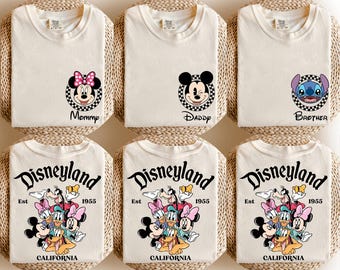 Custom Disneyland Family Shirts, Disneyland Trip Shirt, Mickey And Friends Shirt, Disney Family Trip Shirt, Disney Vacation Matching Shirt