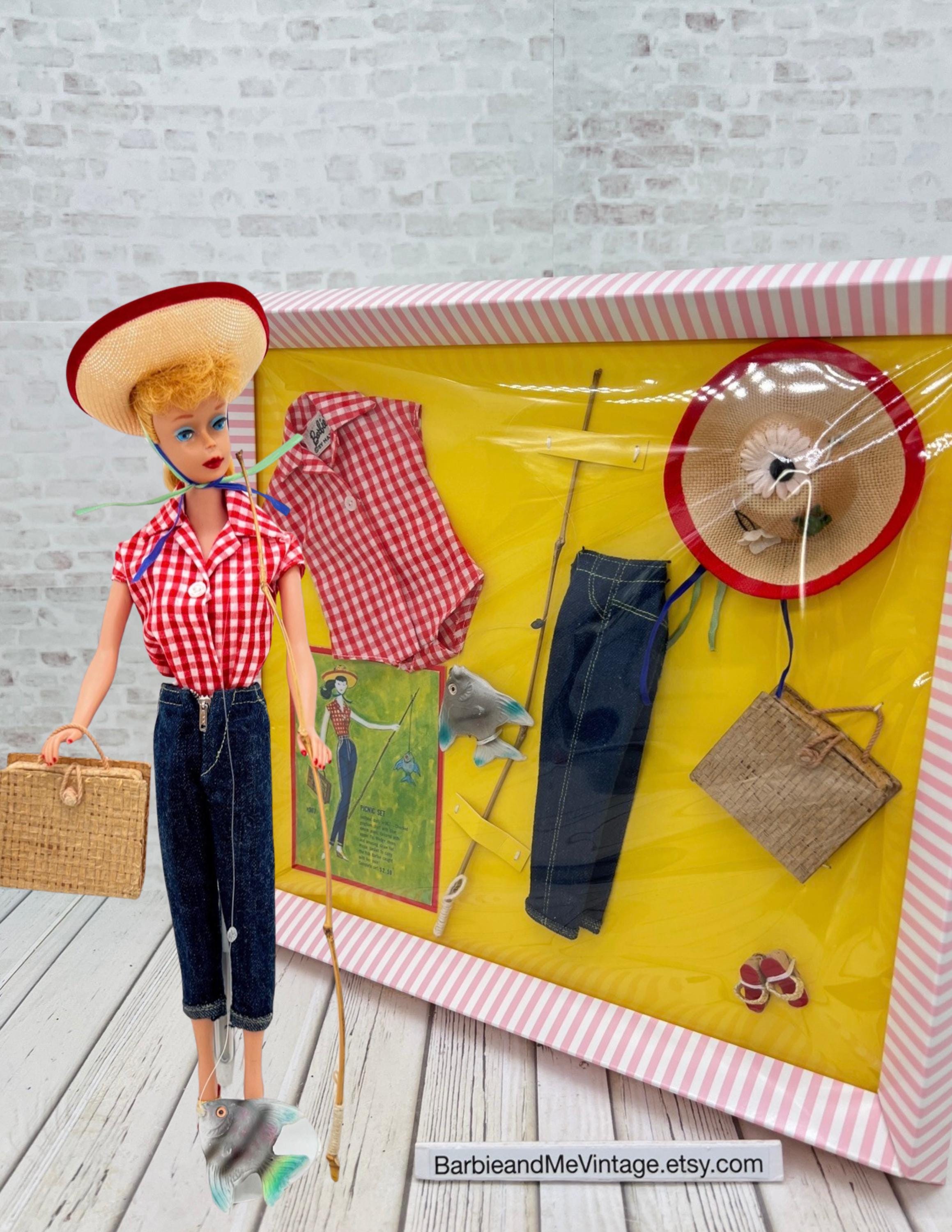 Vintage Barbie Picnic Fishing Pole - Etsy Vintage Barbie Picnic Fishing Pole - Etsy