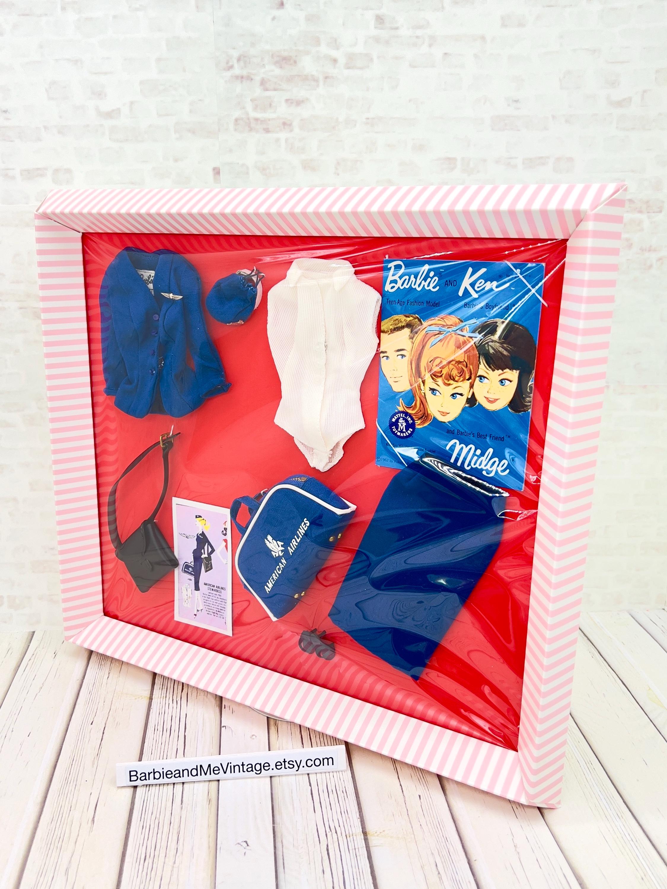 バービー 人形 洋服 フライトアテンダント 機内持ち込みバッグ付き 新品 輸入品 Barbie Airlines Bag - Etsy