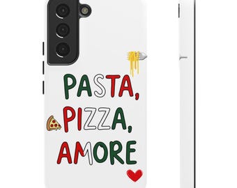 Capa de celular Pasta Pizza Amore: presente para amantes da gastronomia italiana