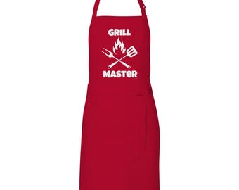 Grill Master Grill Schort | Het perfecte schort voor elke barbecue |  Cadeau voor Vaderdag