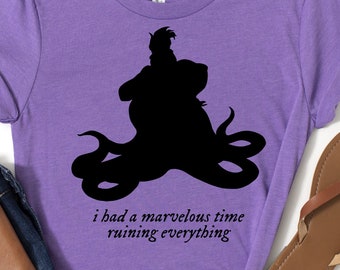 I Had a Marvelous Time Ruining Everything PNG file for Shirt - Ursula - Taylor Swift