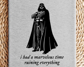 Marvelous Time PNG file for Shirt - Darth Vader