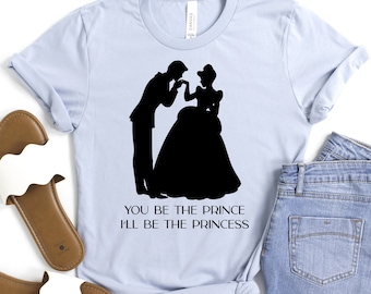 Love Story PNG file for Shirt - Cinderella and Prince Charming