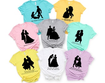 Princess Couple PNG files for Eight Shirts - Taylor Swift Lyrics