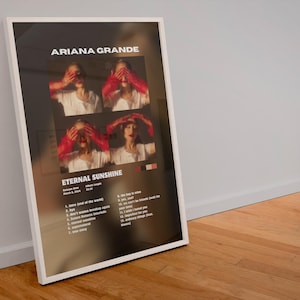 Ariana Grande Eternal Sunshine Album Cover Wall Art | Music Poster | Music Album Print | Aesthetic Room Decor | Fan Gift