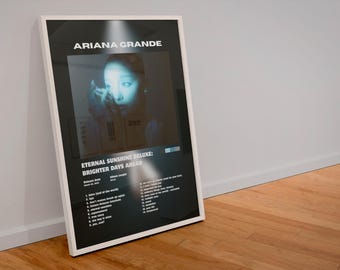 Ariana Grande Eternal Sunshine Deluxe Album Wall Art | Music Inspired Poster | Music Album Poster Print | Trendy Wall Art | Music Wall Art