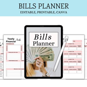 Planificador de facturas para gestionar gastos domésticos y personales: controle sus facturas mensuales, pagos, presupuestos y objetivos financieros de forma eficaz.