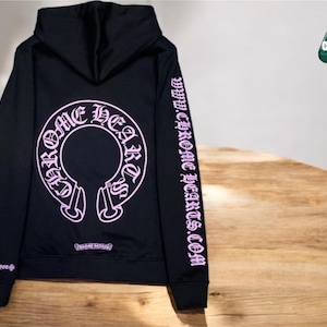 Purple Chrome Hearts Hoodie - Etsy