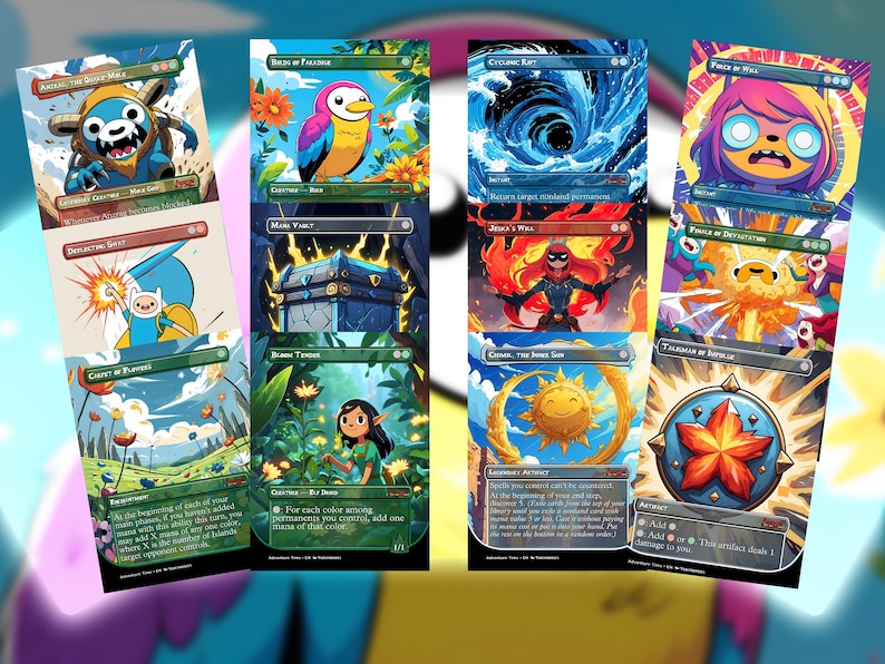 Adventure Time MTG Commander Deck - Custom 100 Card EDH Proxies - Etsy