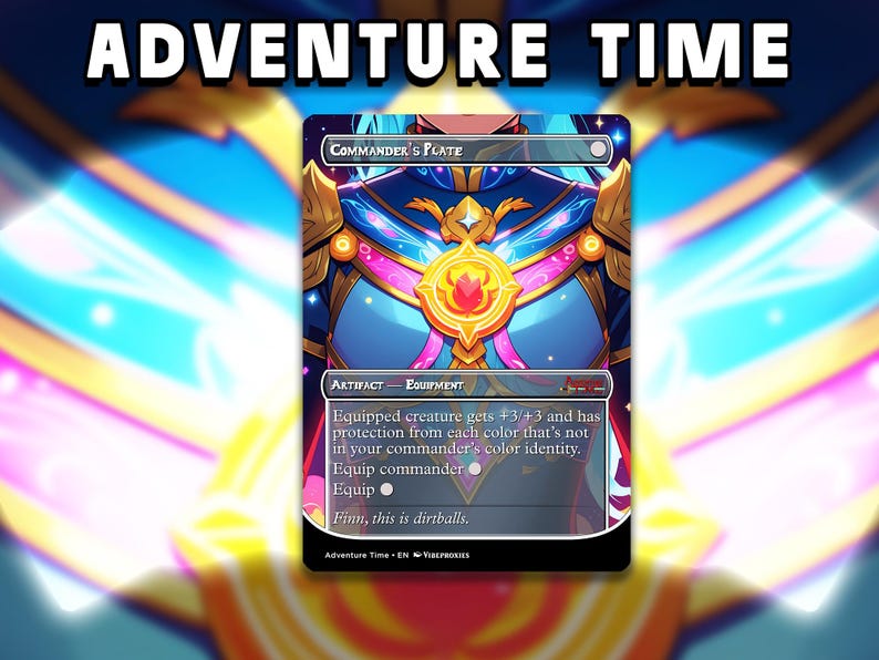 Adventure Time MTG Commander Deck - Custom 100 Card EDH Proxies - Etsy