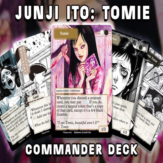 Junji Ito Tomie MTG Proxy Commander Deck - Custom 100 Card EDH - Etsy Israel Junji Ito Tomie MTG Proxy Commander Deck - Custom 100 Card EDH - Etsy Israel