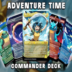 Mazo de Commander de Hora de Aventuras para MTG: Proxies EDH personalizados de 100 cartas