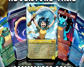 Deck Commander MTG Adventure Time - 100 cartes proxy EDH personnalisées