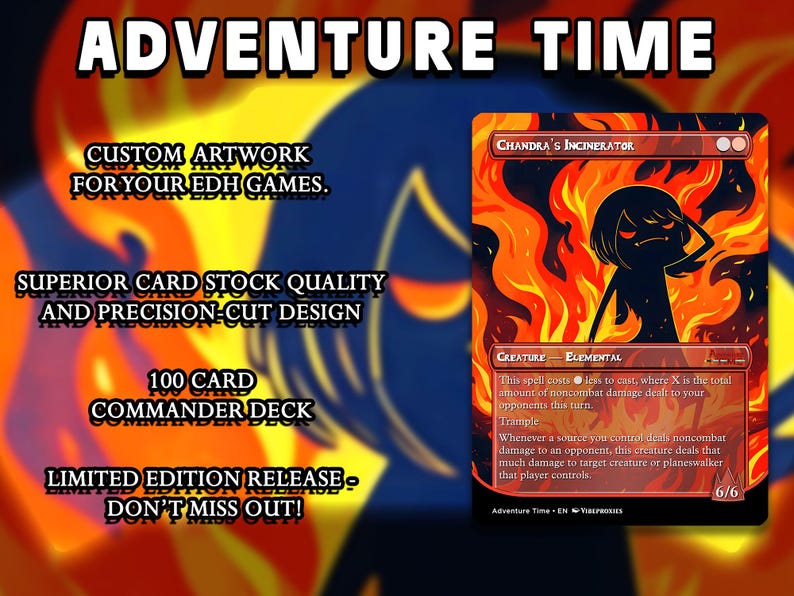 Adventure Time MTG Commander Deck - Custom 100 Card EDH Proxies - Etsy