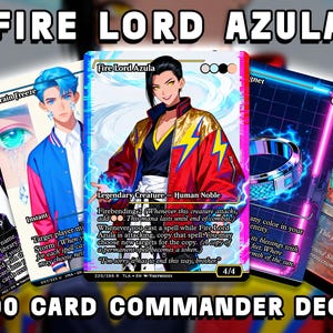 Fire Lord Azula MTG Proxy Commander Deck - Anime personnalisé 100 cartes Magic The Gathering EDH
