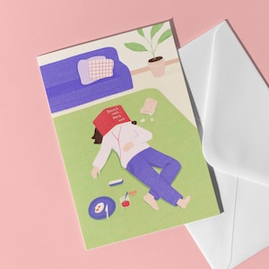 Postkarte mit Briefumschlag (A6), Illustration