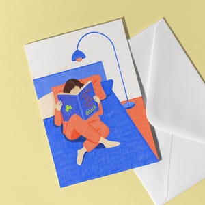 Postkarte mit Briefumschlag (A6), Illustration