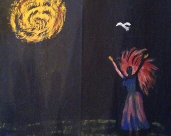 Reach for Peace original painting marked 1/2 off
