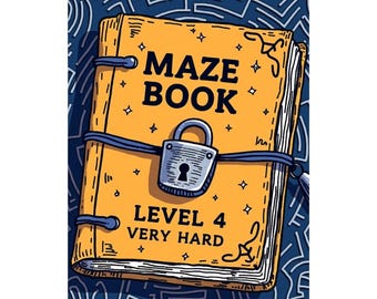 Maze Book for Kids PDF | Very Hard Level Mazes | Level 4 Printable