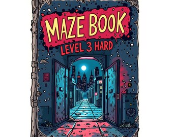 Maze Book for Kids PDF | Hard Level Mazes | Level 3 Printable