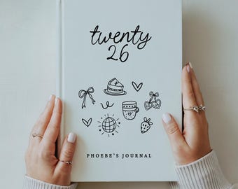 Personalized 2026 Hardcover Journal: Custom Blank Notebook