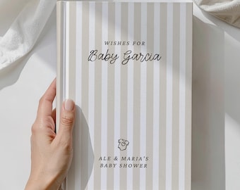 Libro de firmas personalizado para baby shower: Cartas para el bebé