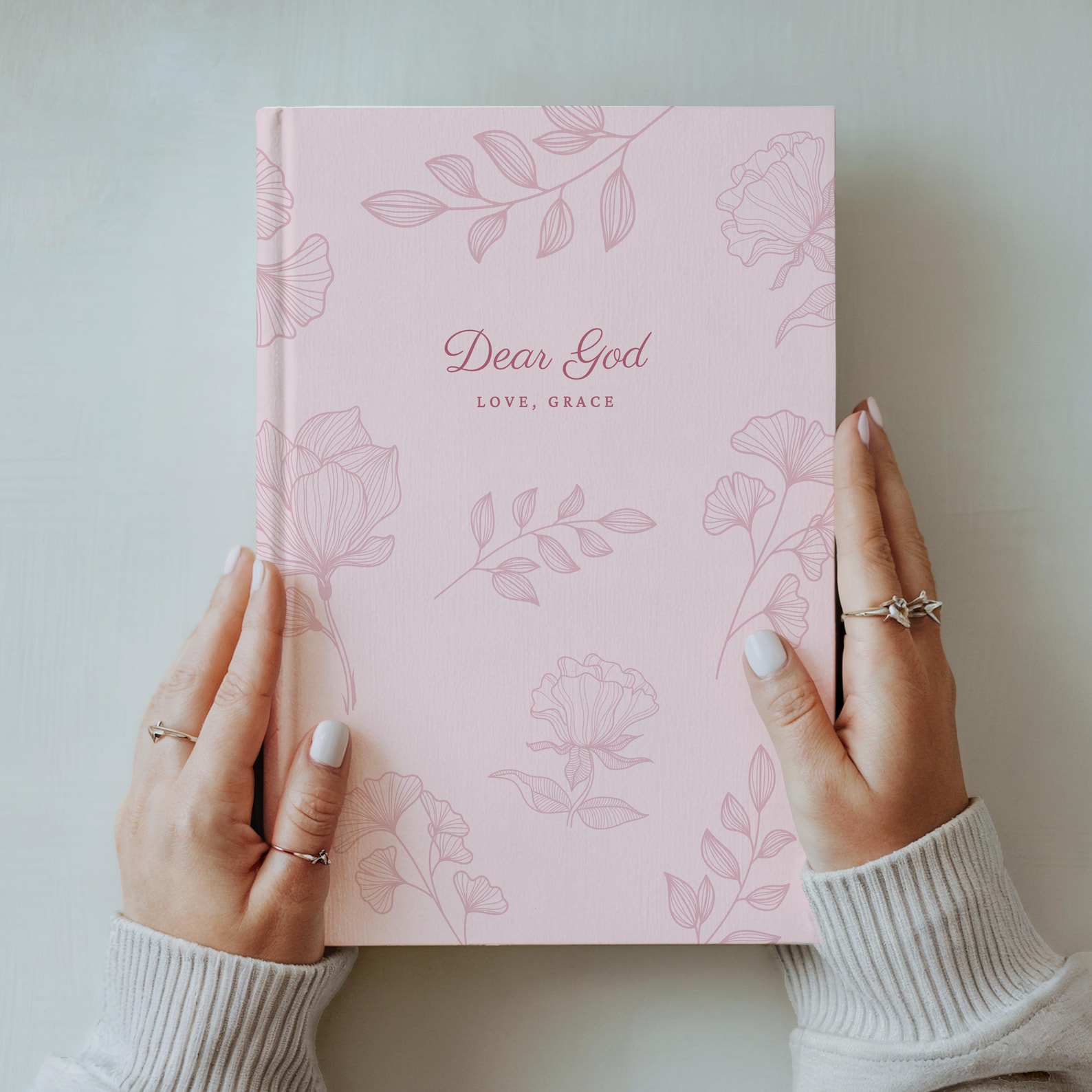 Dear God Prayer Journal or Bible Study Notebook: Personalized Christian ...