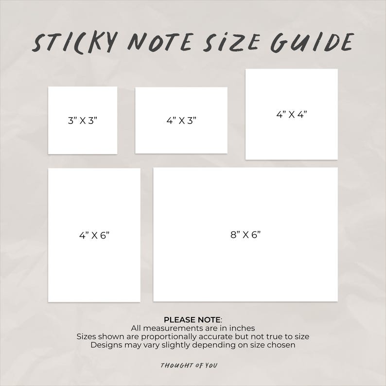 Personalized Monogram Name Sticky Notes: Custom Name Notepad - Etsy